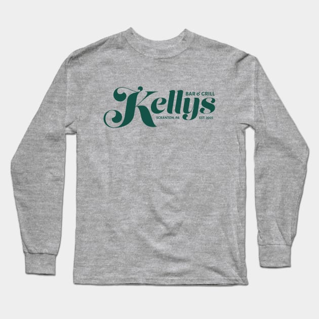 The Office - Kellys Bar & Grill Long Sleeve T-Shirt by CuppaJoey